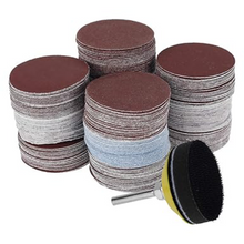 Load image into Gallery viewer, 202pc Assorted 50mm Sanding Discs
